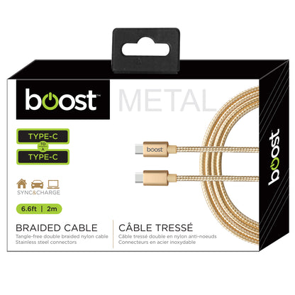 Double Braided Cable - Type-C to Type-C