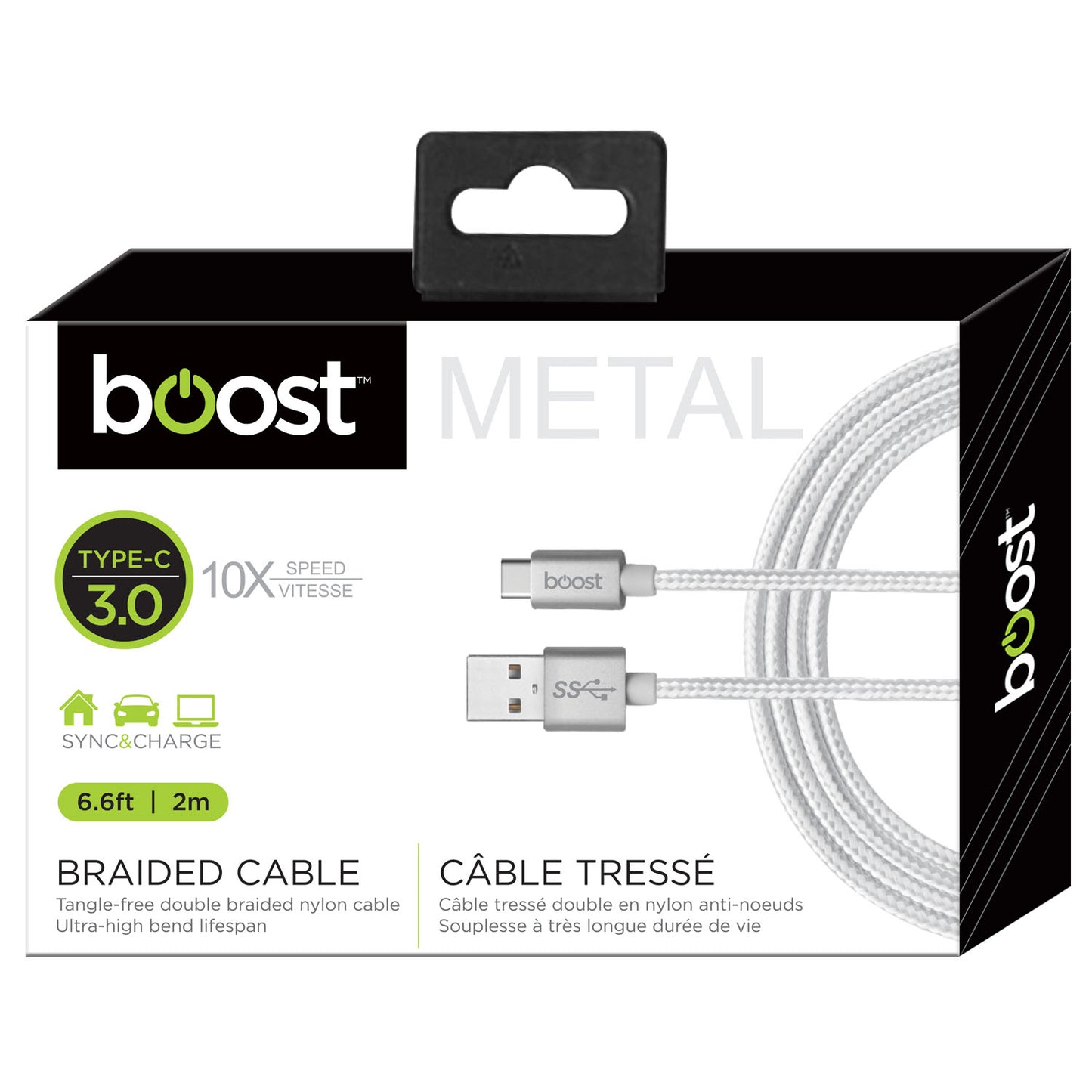 Double Braided Cable - Type-C to USB