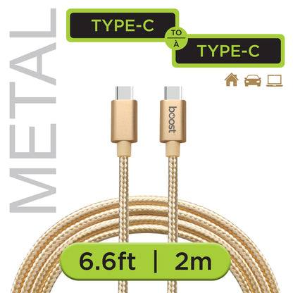 Double Braided Cable - Type-C to Type-C