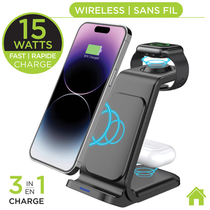 3 in 1 Wireless Charging Stand